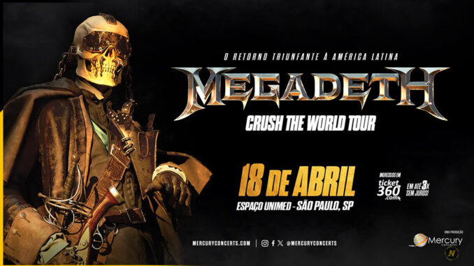Megadeath no Brasil